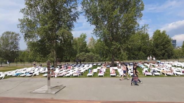 Обзор пляжного комплекса на острове Татышев в Красноярске смотреть онлайн