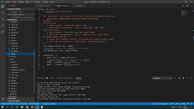 #15 Python e Django - Autenticação: criando views para login e logout смотреть онлайн