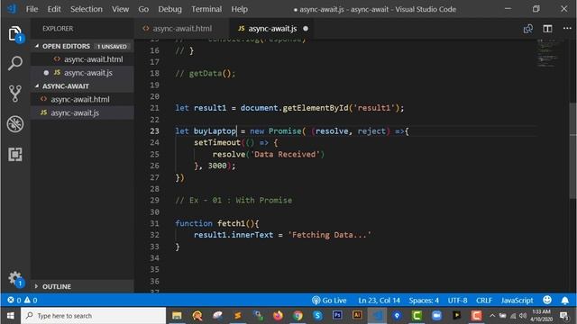 Async Await in Javascript Promises | Async Await in Hindi | Rxjs Tutorial Hindi (2021) [Ep - #3] смотреть онлайн