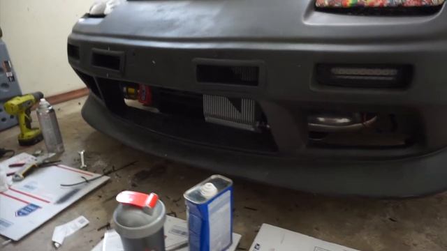Nissan 240sx S13 1jz VVTI R32 gtr Bumper vents mod and ISR Blast Pipe смотреть онлайн