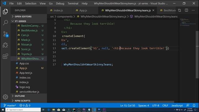 React 2020 - Part 7: JSX смотреть онлайн