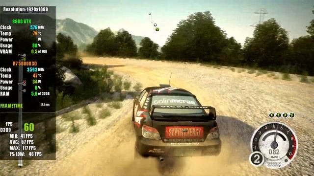NVIDIA 8800 GTX 768 MB - COLIN MCARE: DiRT 2 (2012) смотреть онлайн