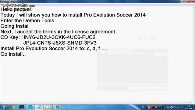 How to insall Pro Evolution Soccer 2014 смотреть онлайн