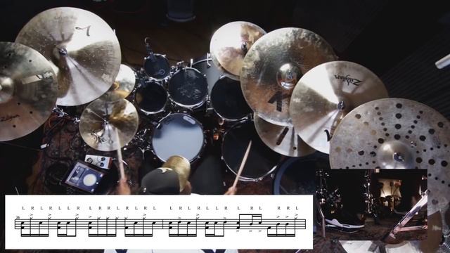 Eric Moore - Drum Solo Transcription | Slow Motion | PDF смотреть онлайн