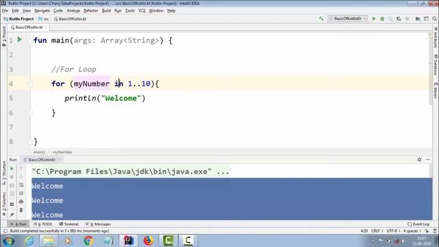 kotlin Tutorial for Android developers | How to implement For loop смотреть онлайн