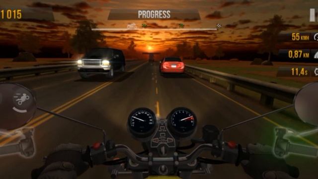Traffic Rider moto racing game, make a career as a moto racer by getting into a couple of accidents смотреть онлайн