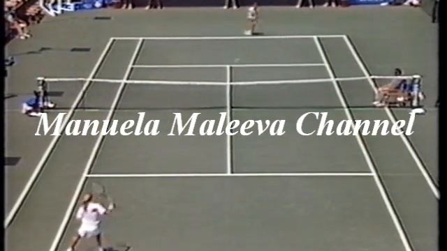 Manuela Maleeva vs Steffi Graf San Diego 1990 смотреть онлайн