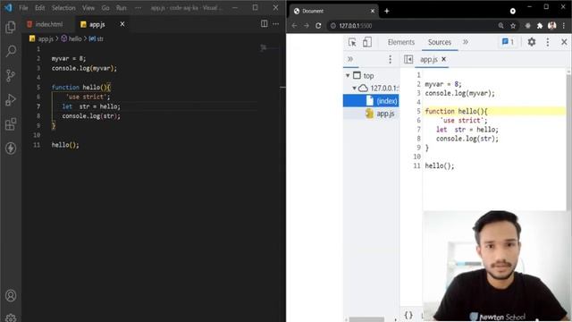 #15 | Introduction to Strict mode in JavaScript | ES6 Tutorial in Hindi 2021 | Newton School | Gaga смотреть онлайн