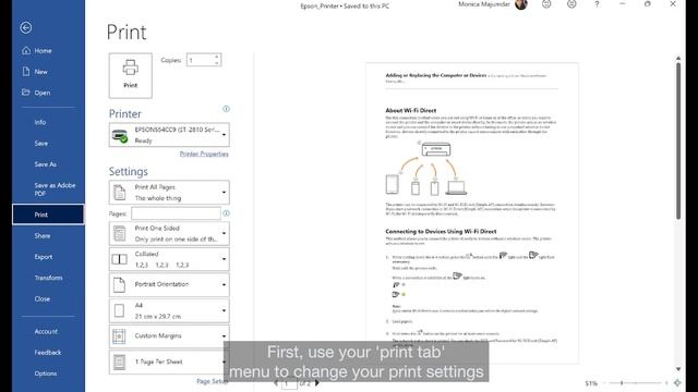 Epson EcoTank ET-2810: How to Set Up Duplex Printing смотреть онлайн