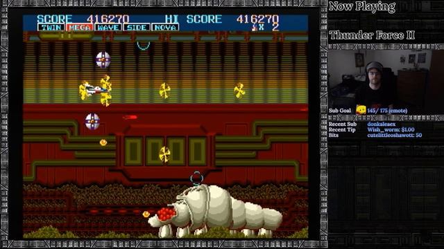 Thunder Force II MD (Saturn) 1CC смотреть онлайн
