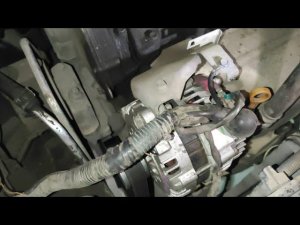 Замена приводного ремня Nissan с QR20