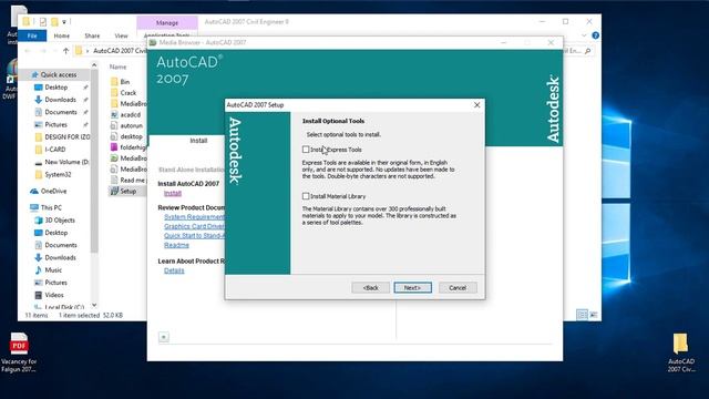 Install AutoCAD 2007 Full in windows 10 смотреть онлайн