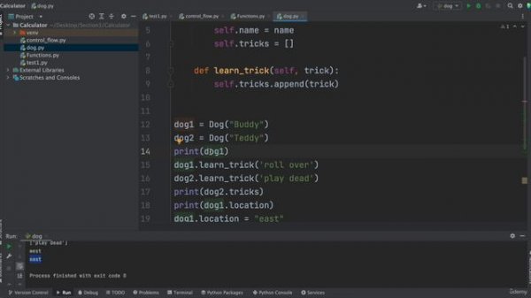 10 - Backend Learn Python for Applications Development - 41 - Classes and Methods