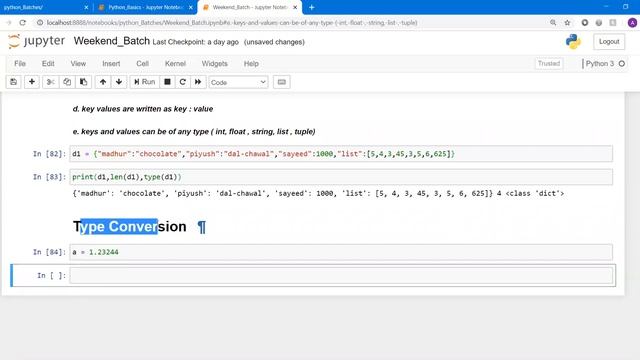 Data Types and Type Conversion Part 2 in Python | Craw Security #datatypeinpython #typeconversion смотреть онлайн