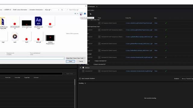 How to create a GIF animation from an After Effects file смотреть онлайн