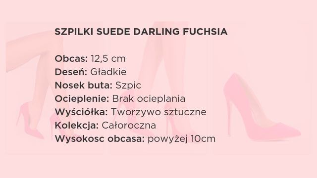 Szpilki suede Darling Fuchsia - DeeZee.pl смотреть онлайн