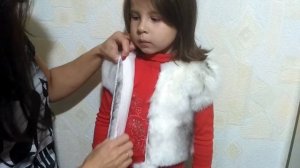 Как сшить детскую жилетку с искусственного меха