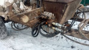 Мотоблок полным привод с гидравликой.