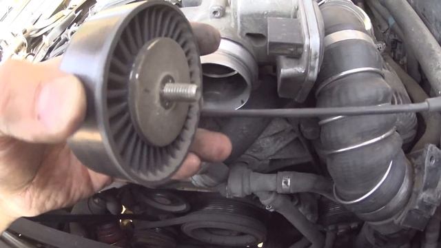 Заменя натяжителя ремня BMW e70 3.0d смотреть онлайн