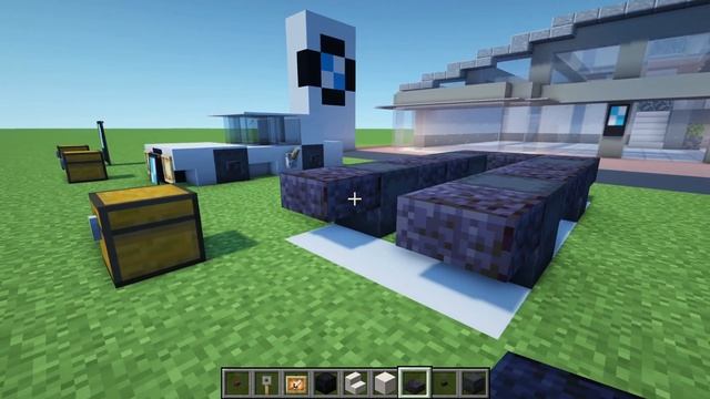 Minecraft Tutorial: How To Make A BMW Car Dealership Part 2 "2022 City Tutorial" 3 BMW Vehicles смотреть онлайн