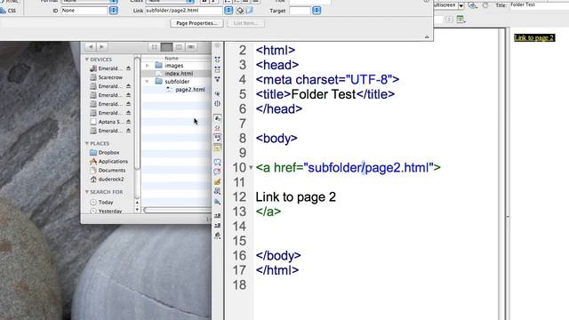 HTML Linking to Different Directories смотреть онлайн