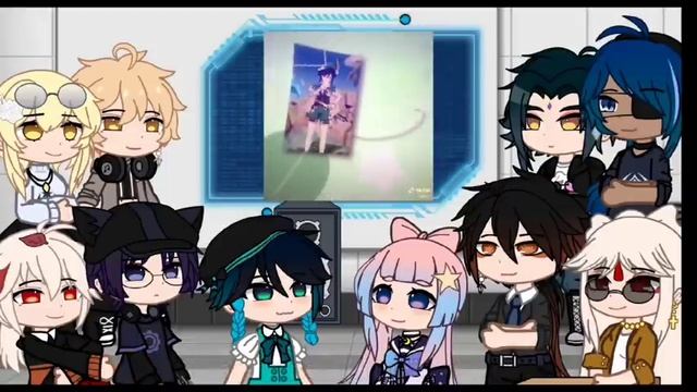 Modern AU|Genshin Impact react to Original|1/2|Warning!!Flashing Lights смотреть онлайн