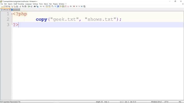Copy File in PHP (Hindi) смотреть онлайн