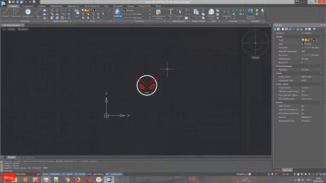 28. NanoCad Plus. Масштаб смотреть онлайн