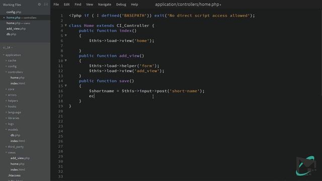 14 - CodeIgniter Hindi - Beginner Tutorial - Database Class - Insert Record смотреть онлайн