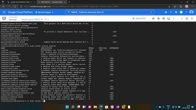 NCD1221H015 CH RAJA SURENDRA 22 01 2022 DOCKER TASK2 смотреть онлайн