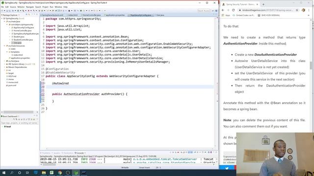 Spring Security Full Course for Java Programmers смотреть онлайн