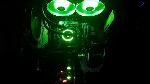 Подсветка системы ID-COOLING AURAFLOW 240 в синхронизации с ASUS X99-A II смотреть онлайн