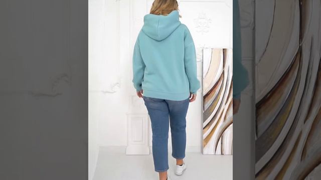 Модный худи №4 (голубой)