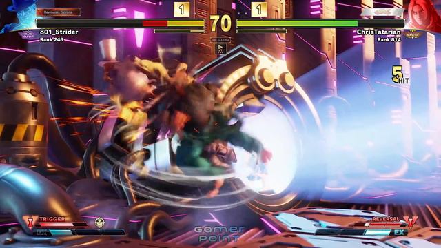 801_STRIDER vs CHRISTATARIAN - G vs Ken - Street Fighter V Arcade Edition смотреть онлайн