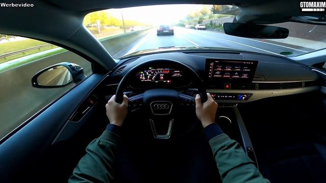 2023 Audi A4 Avant 40 TFSI quattro - pov test drive смотреть онлайн