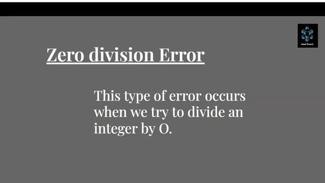 Common Errors in Python смотреть онлайн