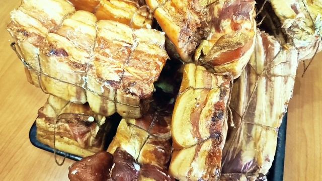 Грудинка горячего копчения Нежнейший продукт домашнего копчения смотреть онлайн