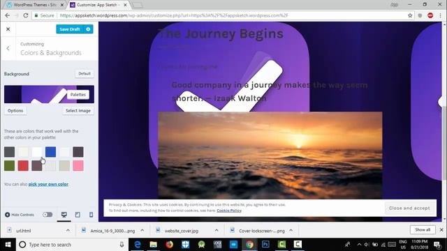 Wordpress Development-3 | How to set Website Background Image |Full Course | смотреть онлайн