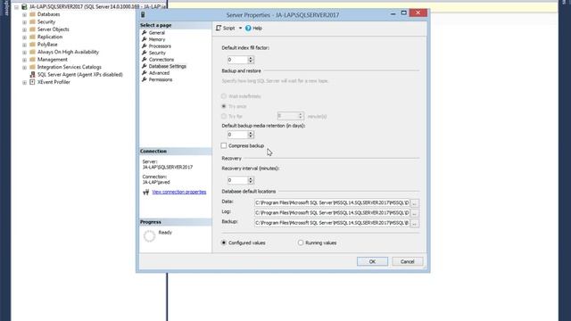 Module 4 Part 2 SQL Server 2017 Server Level configurations ,Service and master Database URDU/HINDI смотреть онлайн
