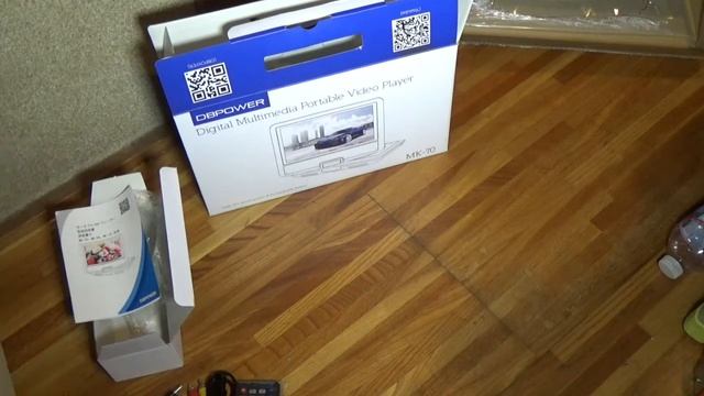 DBPOWER MK-70 ポータブルDVDプレーヤー 7インチ　開封動画 смотреть онлайн