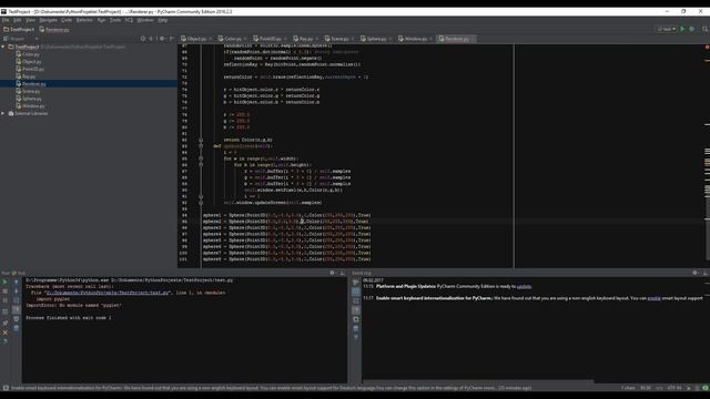 Let's Show #262 - Python PyQt Tutorial - PathTracer #10 | Creating a 3D Scene with Spheres смотреть онлайн