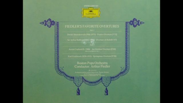 Fiedler's favourite overtures (Arthur Fiedler & Boston Pops Orchestra - 1971) смотреть онлайн