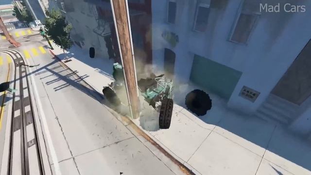 Siren Head - High Speed Jumping Cars Siren Heads Lake - Beamng Drive | Mad Cars смотреть онлайн