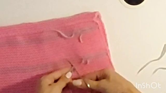 Вязаный снуд. Как спрятать кончики пряжи