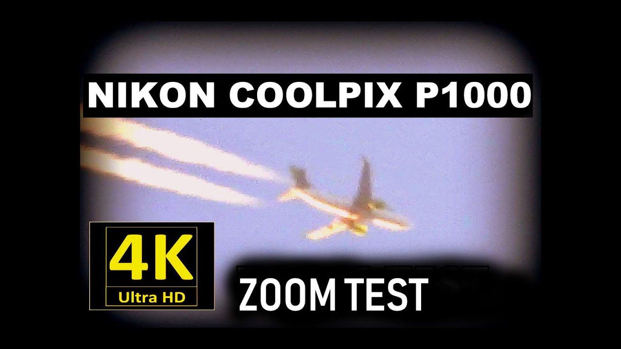 Nikon Coolpix P1000 Zoom TestAircraftСУПЕРЗУМ Приближаем далекие объектыВидеоТест САМОЛЕТ