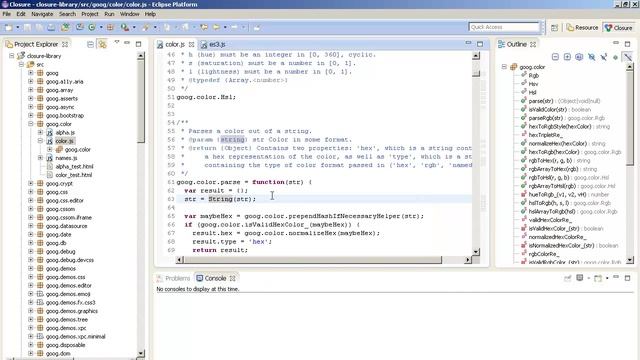 JSDoc Hovers - Closure IDE смотреть онлайн