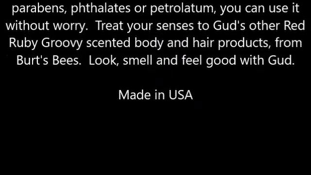 Gud Natural Nourishing Shampoo, Ruby Red Groovy 12 fl oz смотреть онлайн