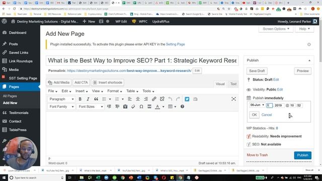 How to Schedule and Back Date Articles in WordPress | Destiny Marketing Solutions смотреть онлайн