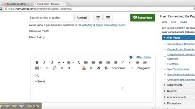 How to Upload and Attach Photos in Canvas смотреть онлайн
