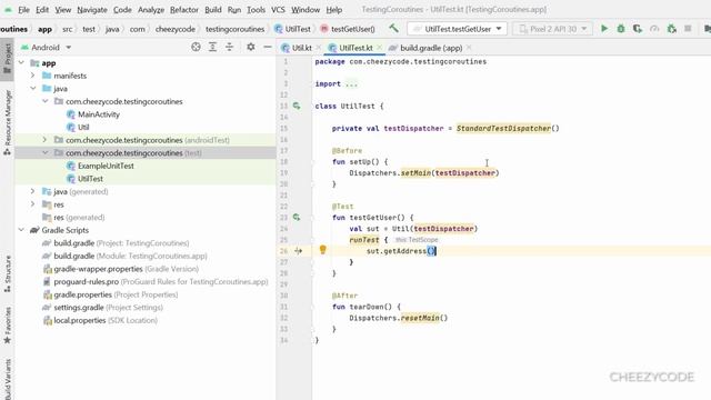 Android Testing Coroutines - Unit Testing Tutorial | CheezyCode - Hindi смотреть онлайн